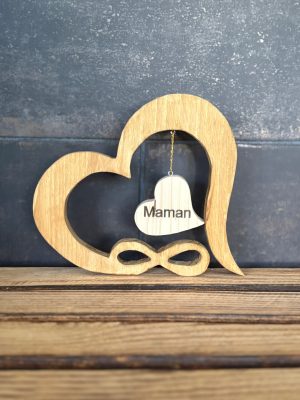 Coeur infini coeur maman suspendu
