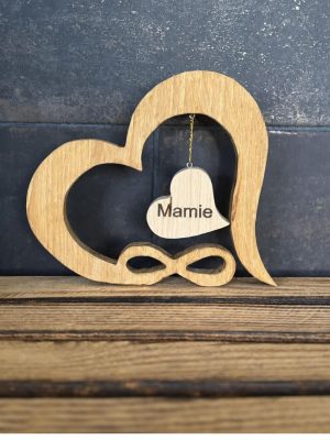 Coeur infini coeur mamie suspendu
