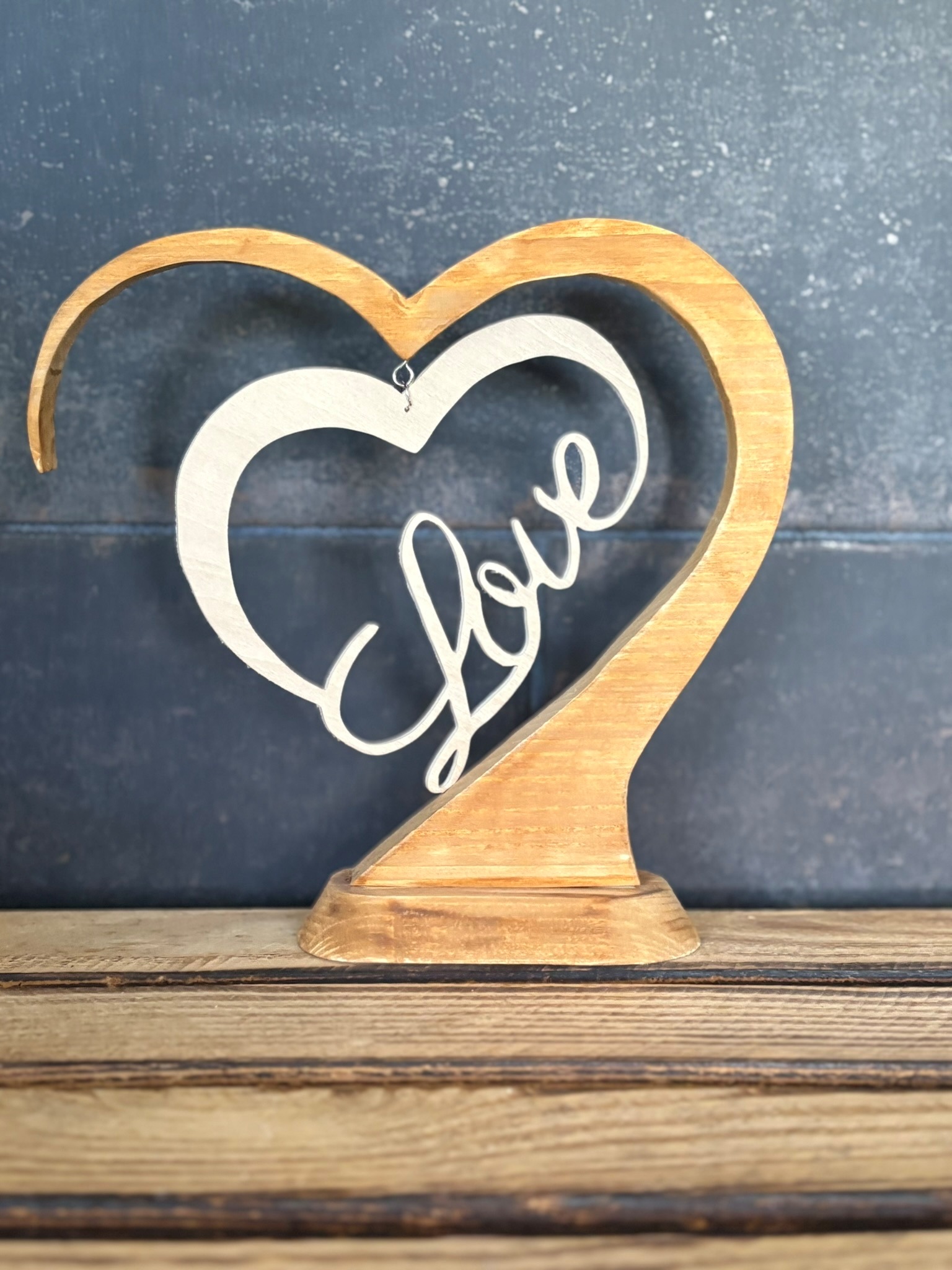 Coeur love suspendu