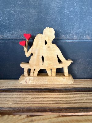 Silhouette ado banc