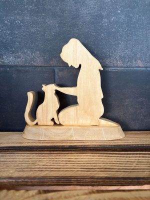 Silhouette femme chat