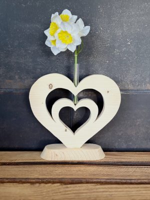 Soliflore double coeur